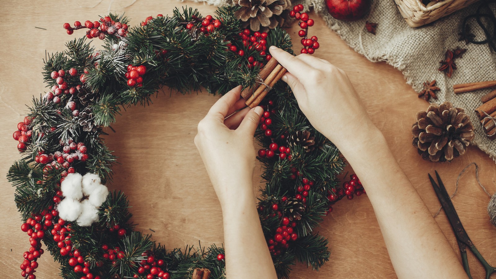 So bastelst du einen Adventskranz 72 Adventskranz