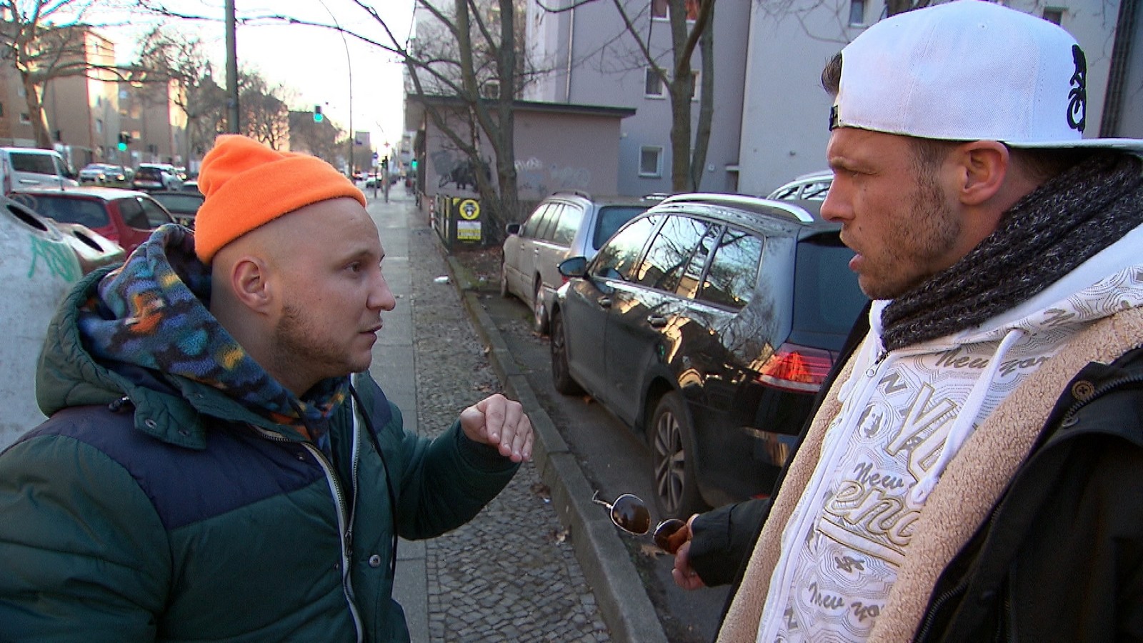 Krätze und Basti bei "Berlin - Tag & Nacht"