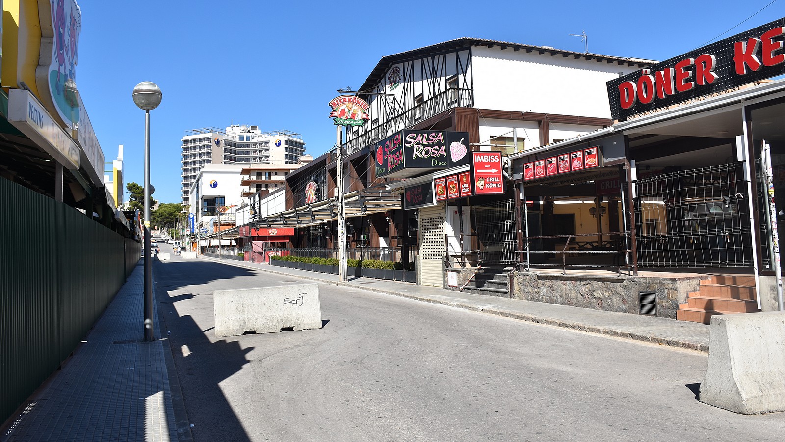 Nach Party-Verbot: Mallorca steht still! 76 Schinkenstraße auf Mallorca