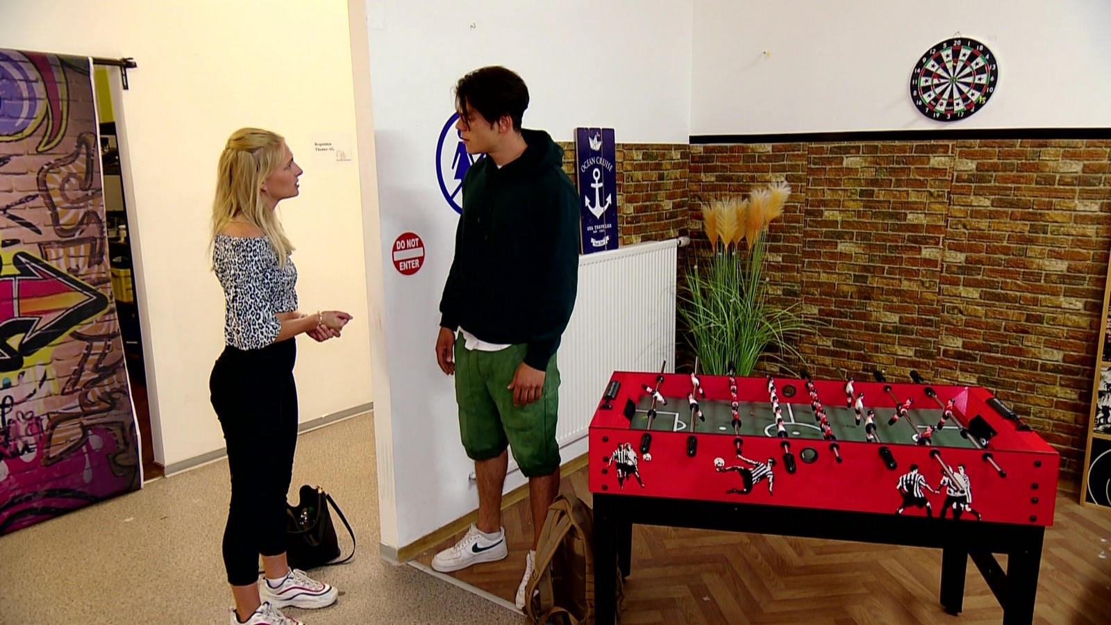 Shayenne und Tarek bei "Krass Schule"