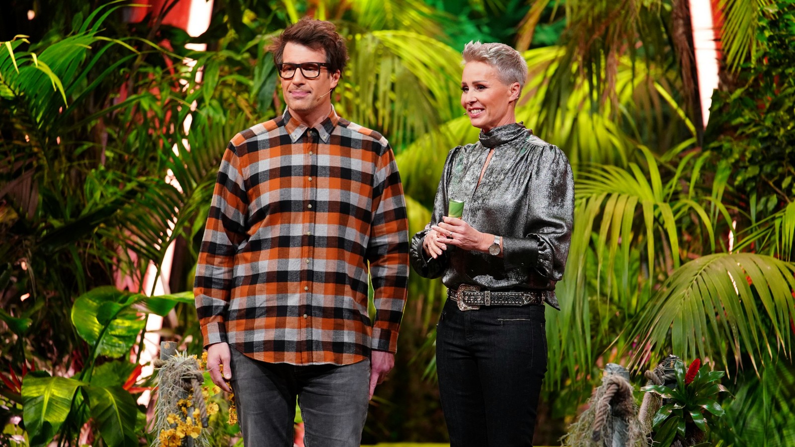 Daniel Hartwich und Sonja Zietlow in der Dschungelshow