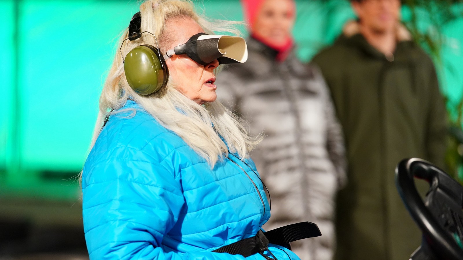 Bea Fiedler in der Dschungelshow