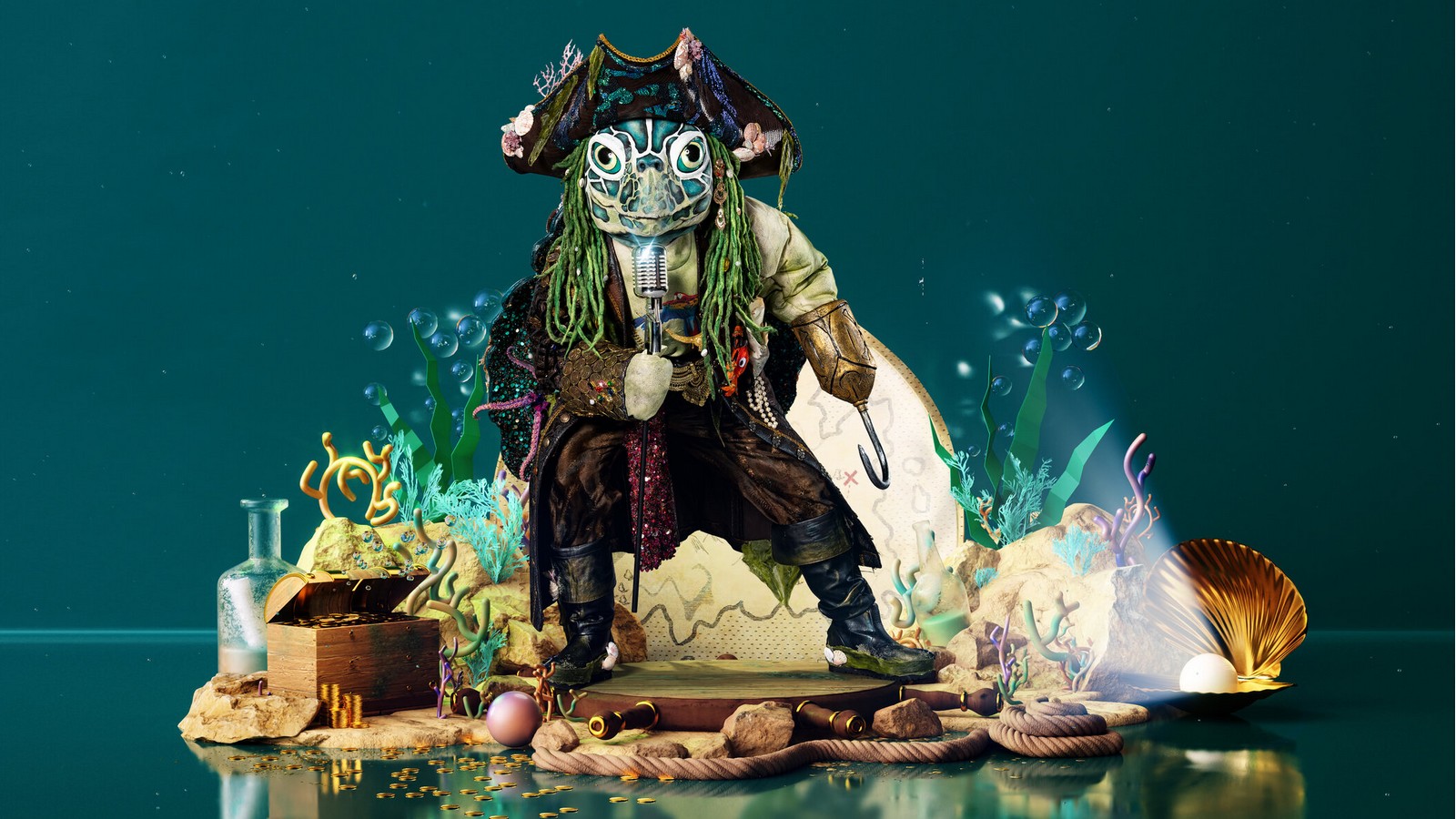 The Masked Singer 2021: Das sind die Masken! 74 Die Schildkröte bei "The Masked Singer" 2021