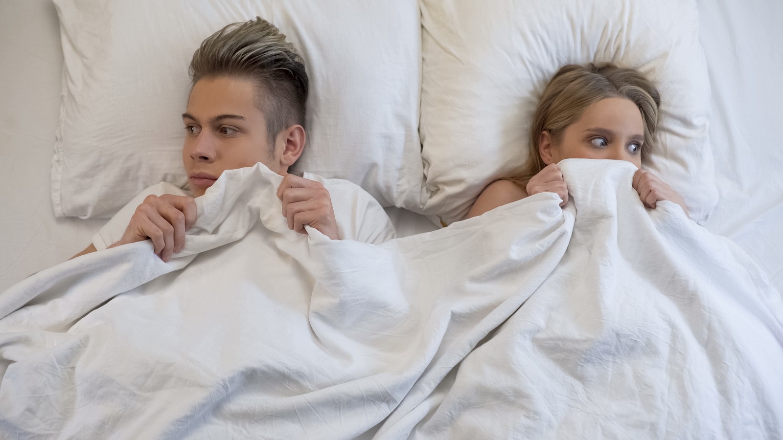 Paar im Bett