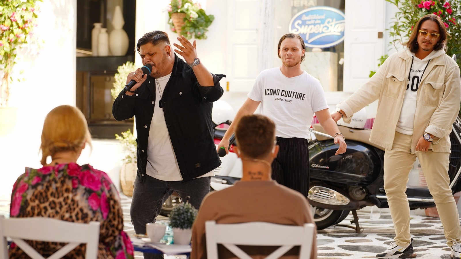 DSDS 2021: Muss der Recall abgebrochen werden? 72 Serzan "Serrano" Mehmedov, Bejtulla Lika und Enrico Juniku