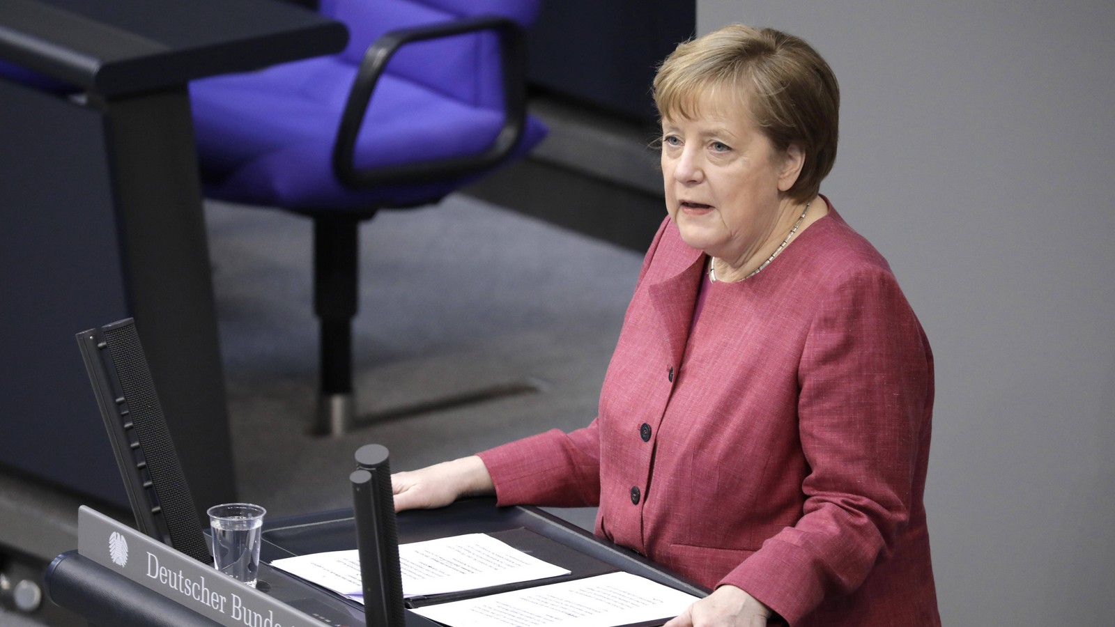 Angela Merkel im Bundestag