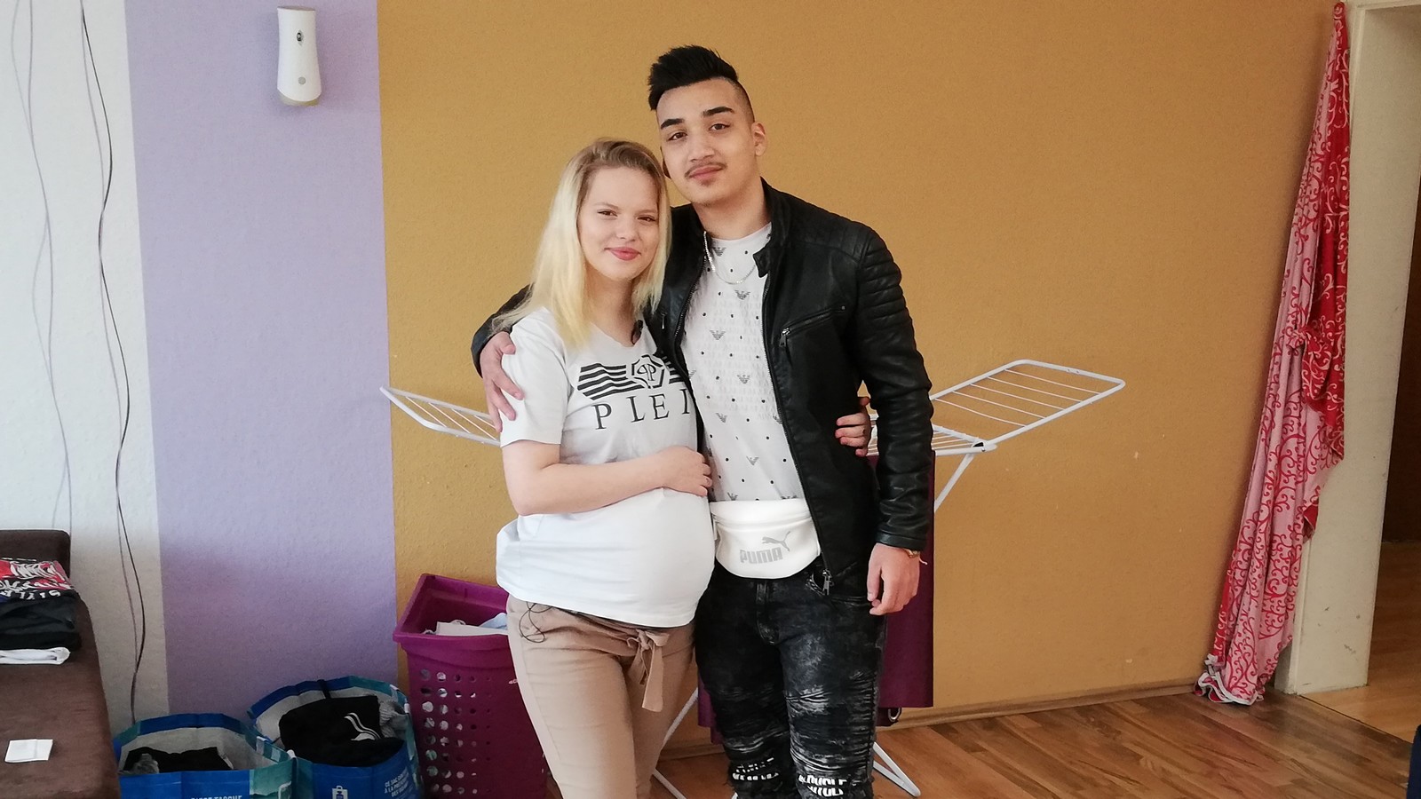 Conny und Robin bei "Teenie-Mütter"