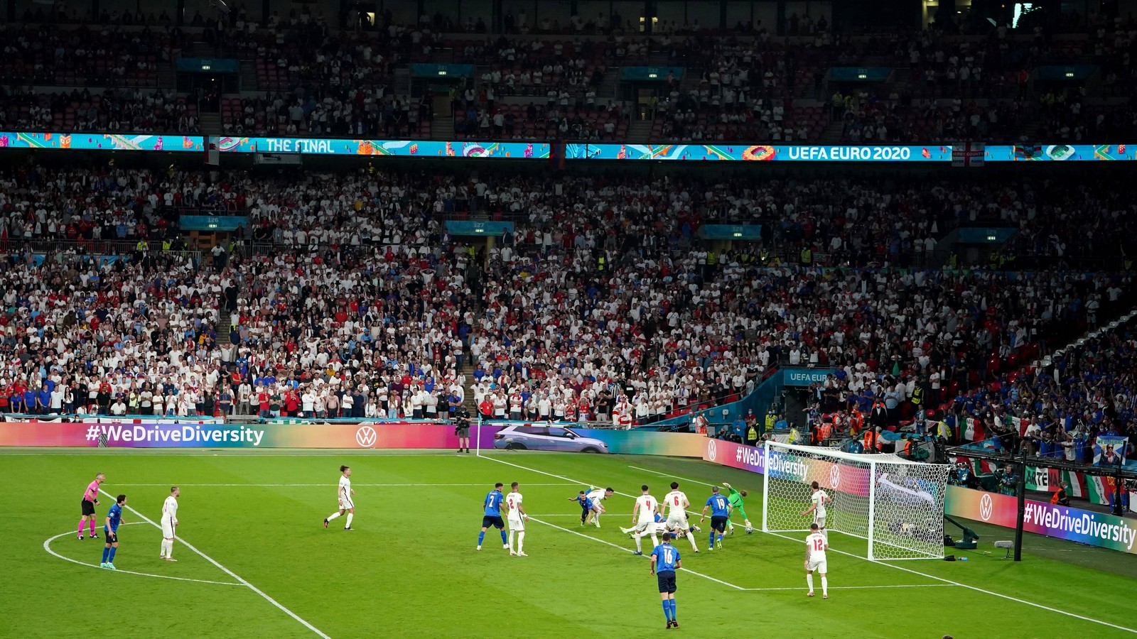 Italien gegen England im EM-Finale