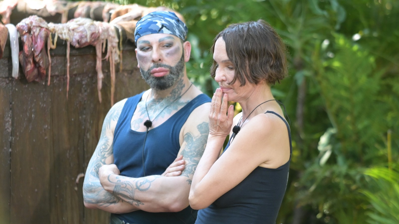 Harald Glööckler und Anouschka Renzi im Dschungelcamp