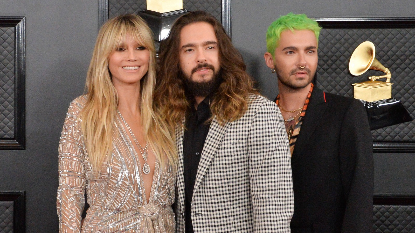 Heidi Klum mit Tom und Bill Kaulitz