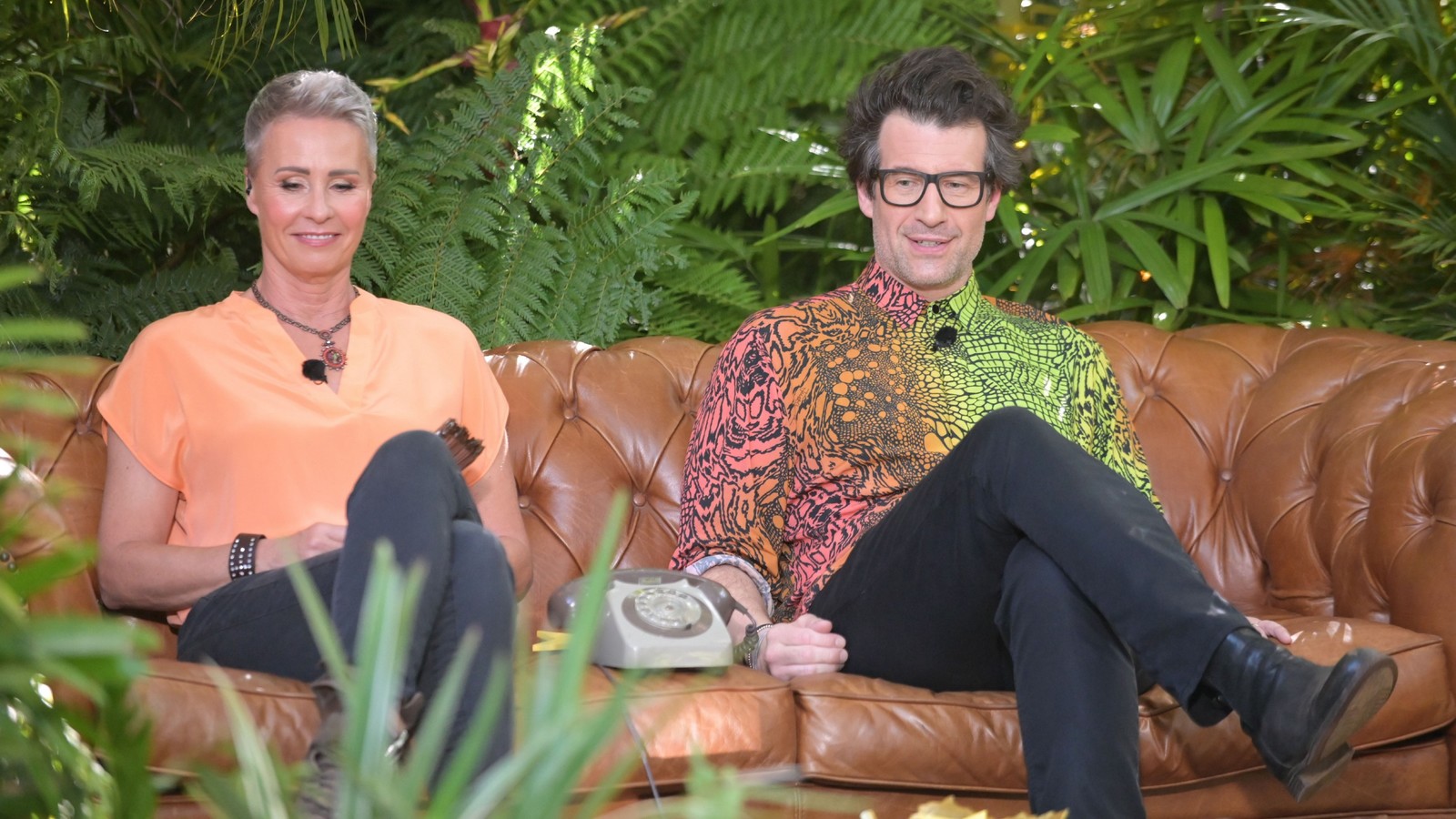 Sonja Zietlow und Daniel Hartwich im Dschungelcamp