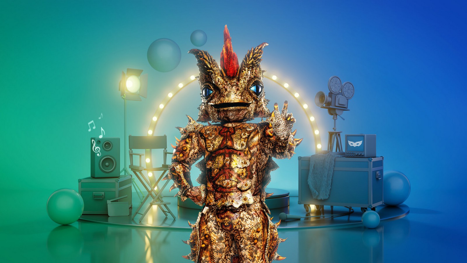 The Masked Singer 2022: Die Masken der 6. Staffel 80 Der Dornteufel bei "The Masked Singer"