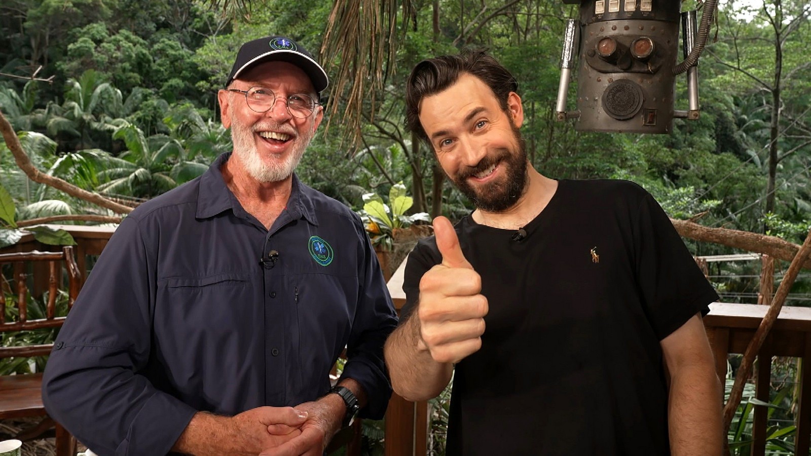 Dr. Bob und Jan Köppen im Dschungelcamp 2023