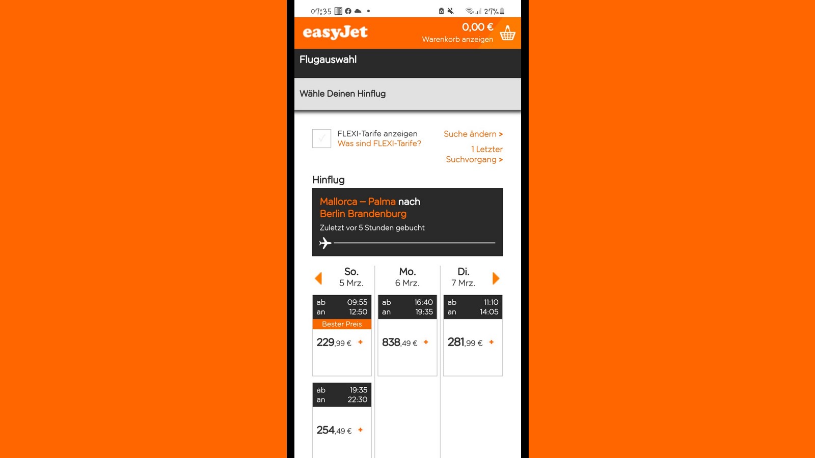 838 Euro pro Flug: Preise von und nach Mallorca explodieren! 72 Easyjet-Flug für 838 Euro