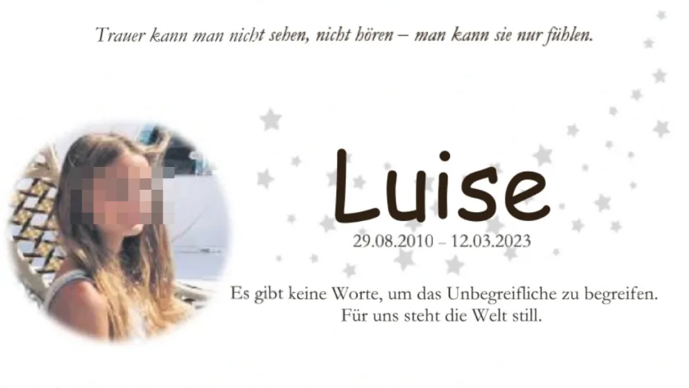 Traueranzeige von Luise