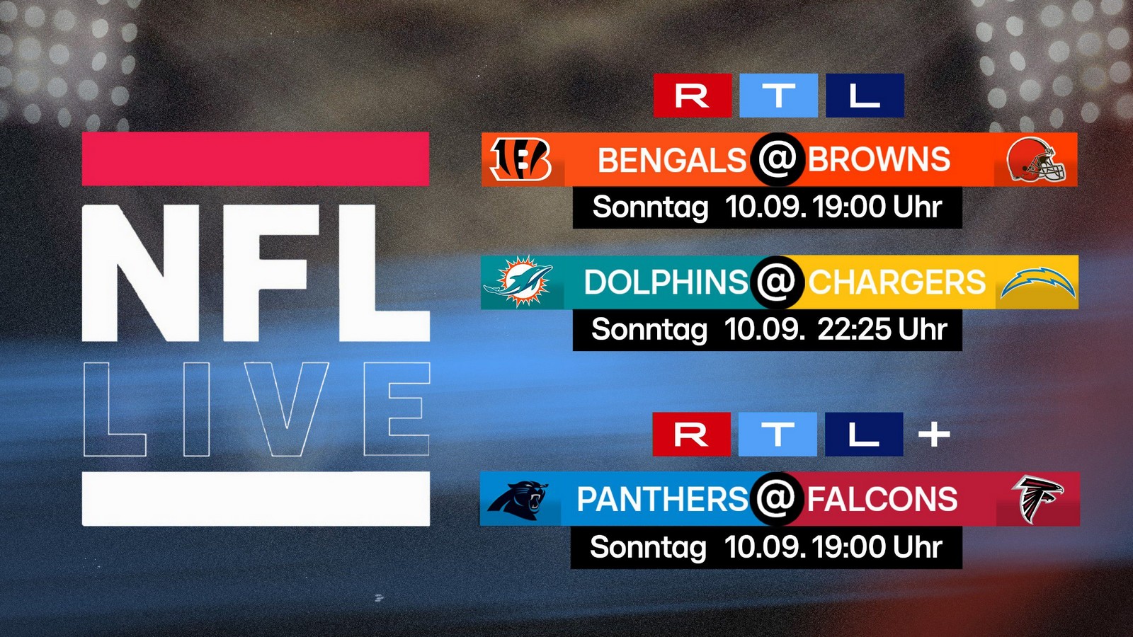 NFL am 10. September 2023 bei RTL
