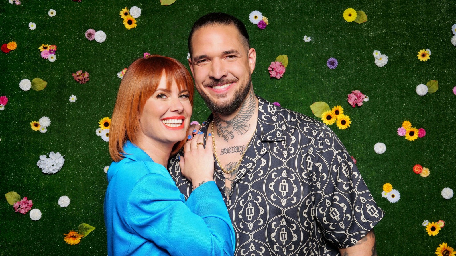 Pia Tillmann und Zico Banach im "Sommerhaus der Stars" 2023