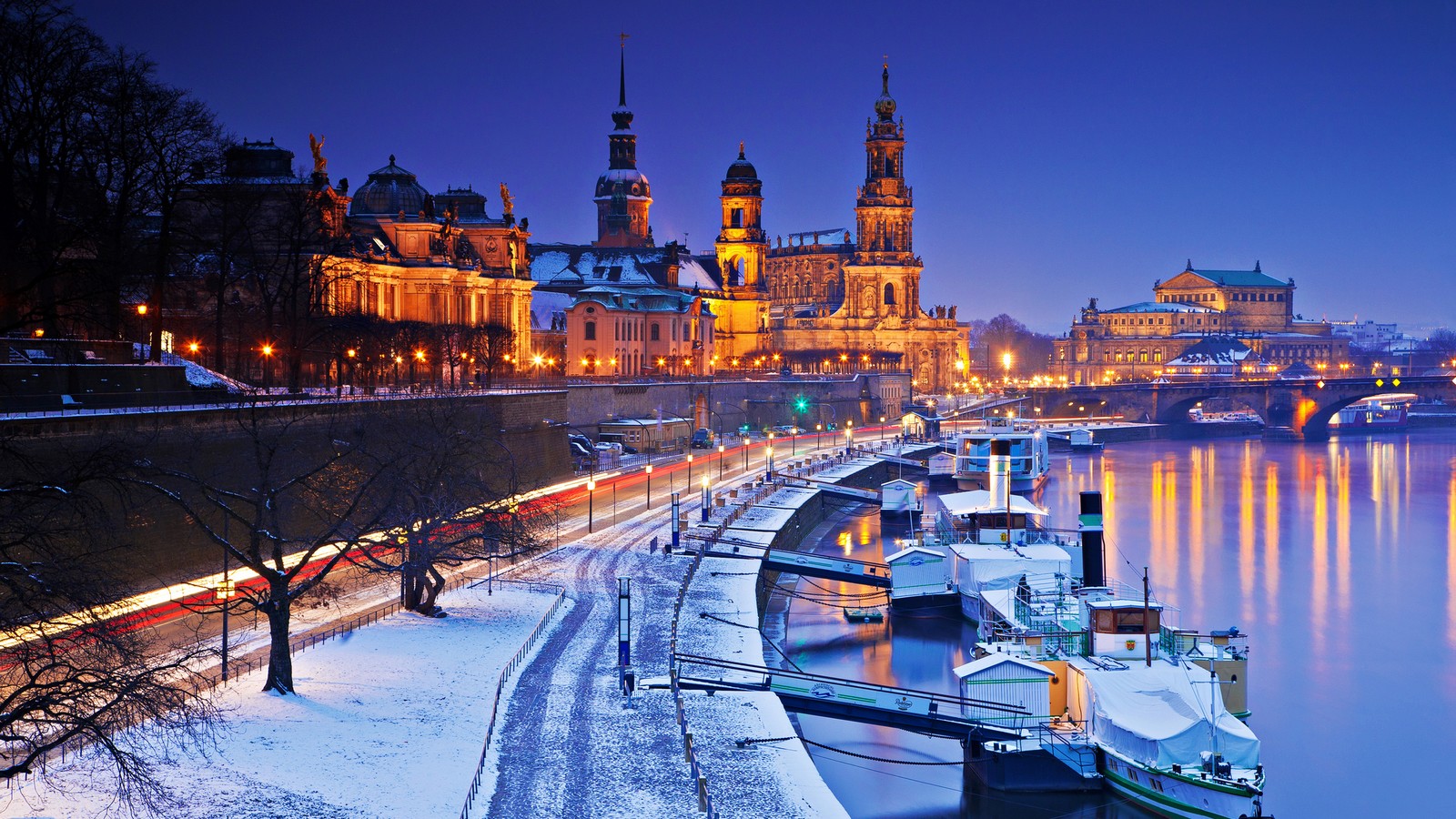 Dresden im Winter
