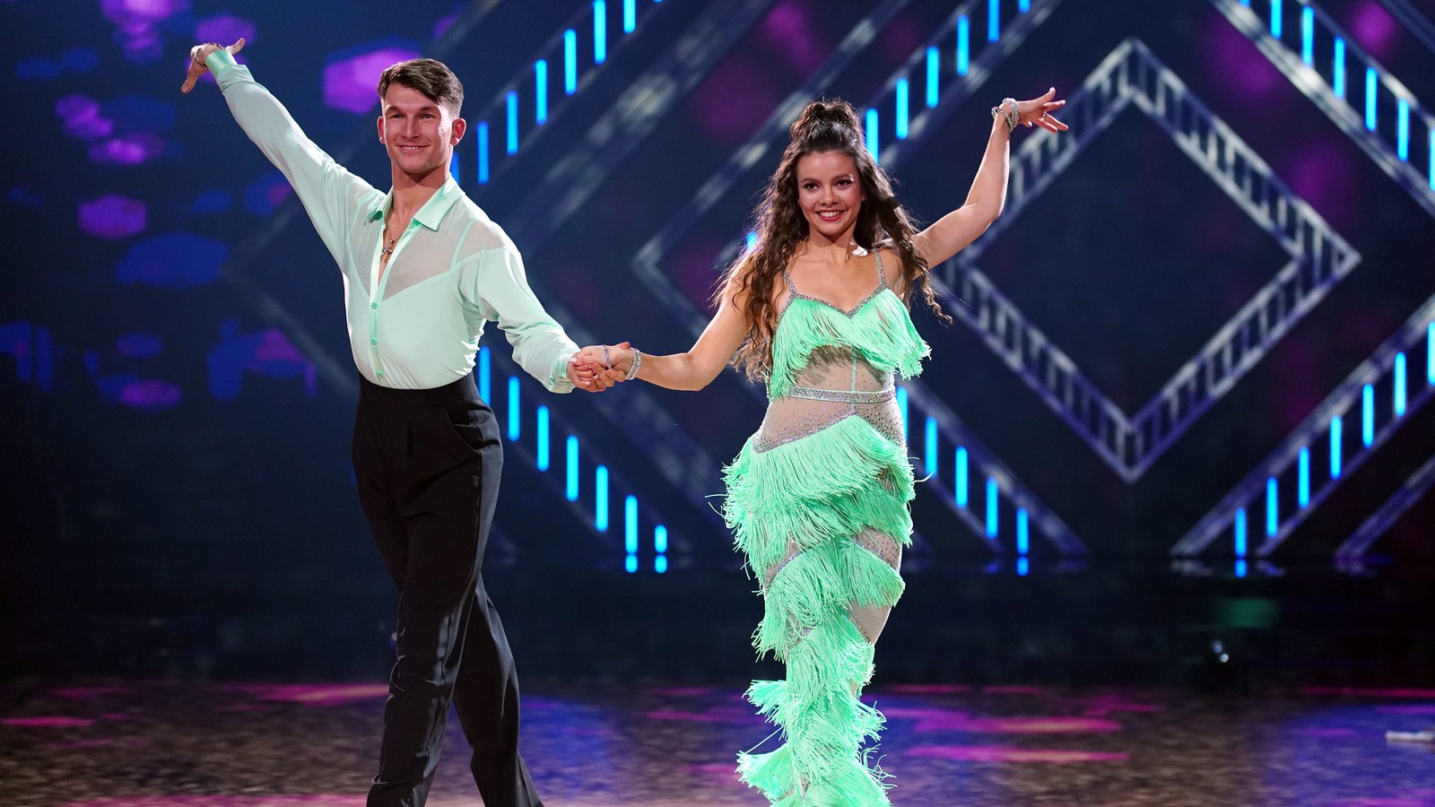 Maria Clara Groppler und Mikael Tatarkin bei "Let's Dance" 2024