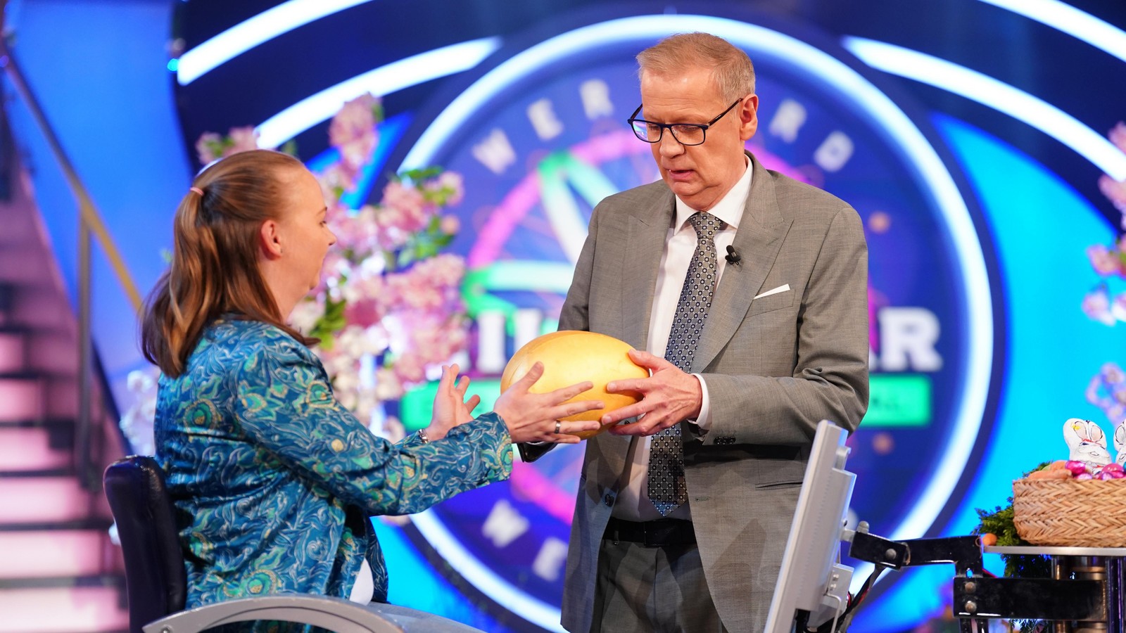 Frederike Severin und Günther Jauch bei "Wer wird Millionär?"