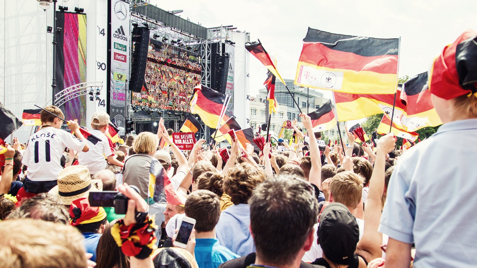 Fanmeile in Berlin