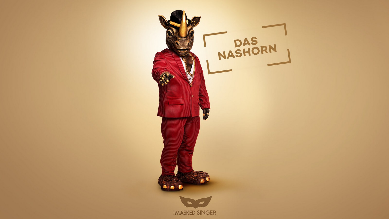 "The Masked Singer" 2024: Das sind die Masken der elften Staffel 73 Das Nashorn bei "The Masked Singer" 2024