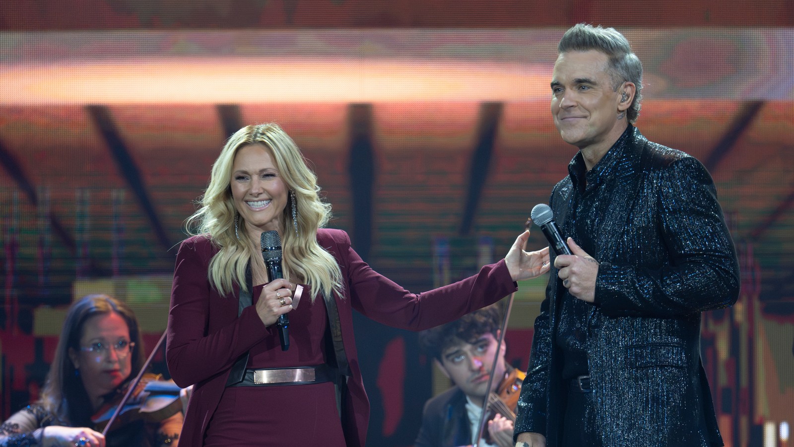 Helene Fischer und Robbie Williams