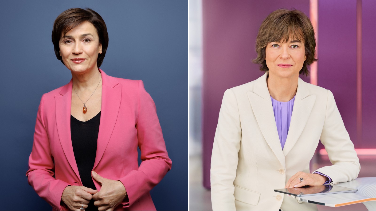 Sandra Maischberger und Maybrit Illner