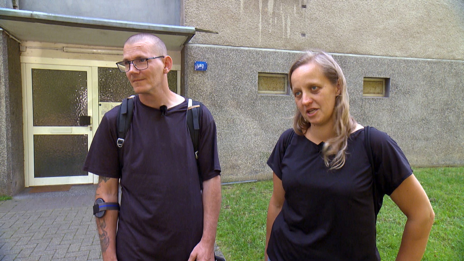 Mike und Farina aus "Hartz Rot Gold"