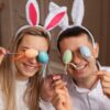 Paar an Ostern