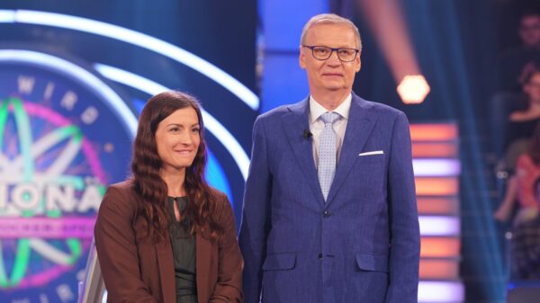 Sophia Schubert und Günther Jauch bei "Wer wird MIllionär?"