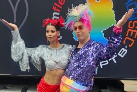 „Die geilste Demo, die es gibt“: Micaela Schäfer und Julian F.M. Stoeckel mischen den CSD in Berlin auf