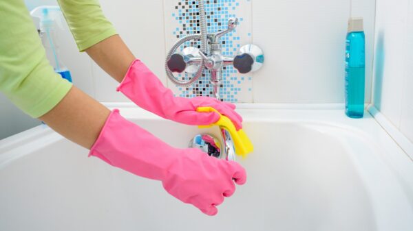 Badezimmer säubern