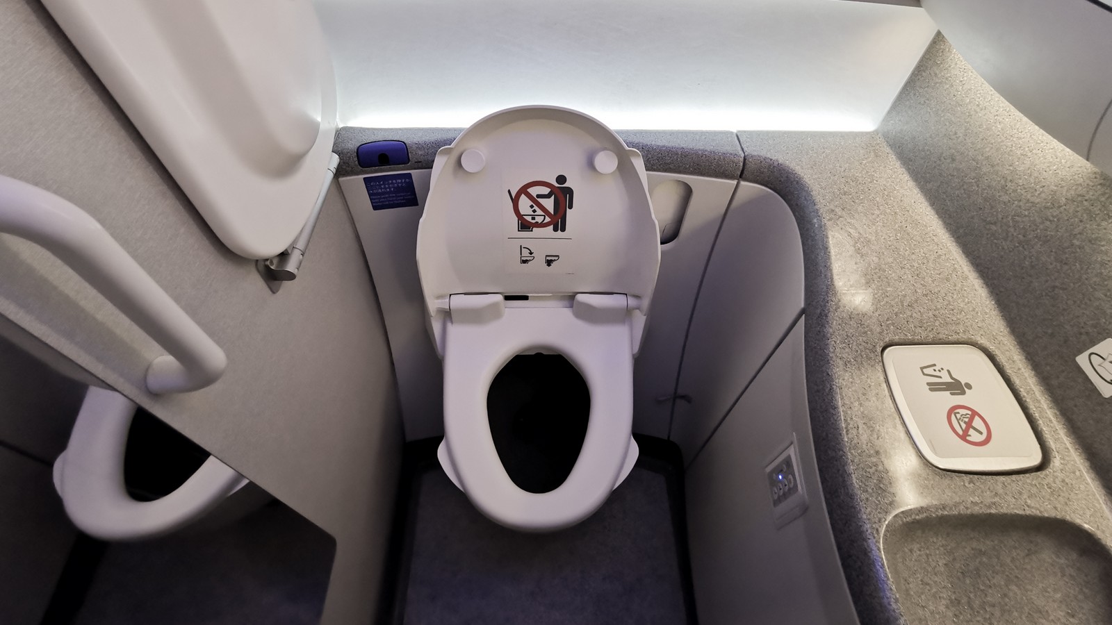 Darum ist die Bordtoilette im Flugzeug so laut 61 Toilette im Flugzeug