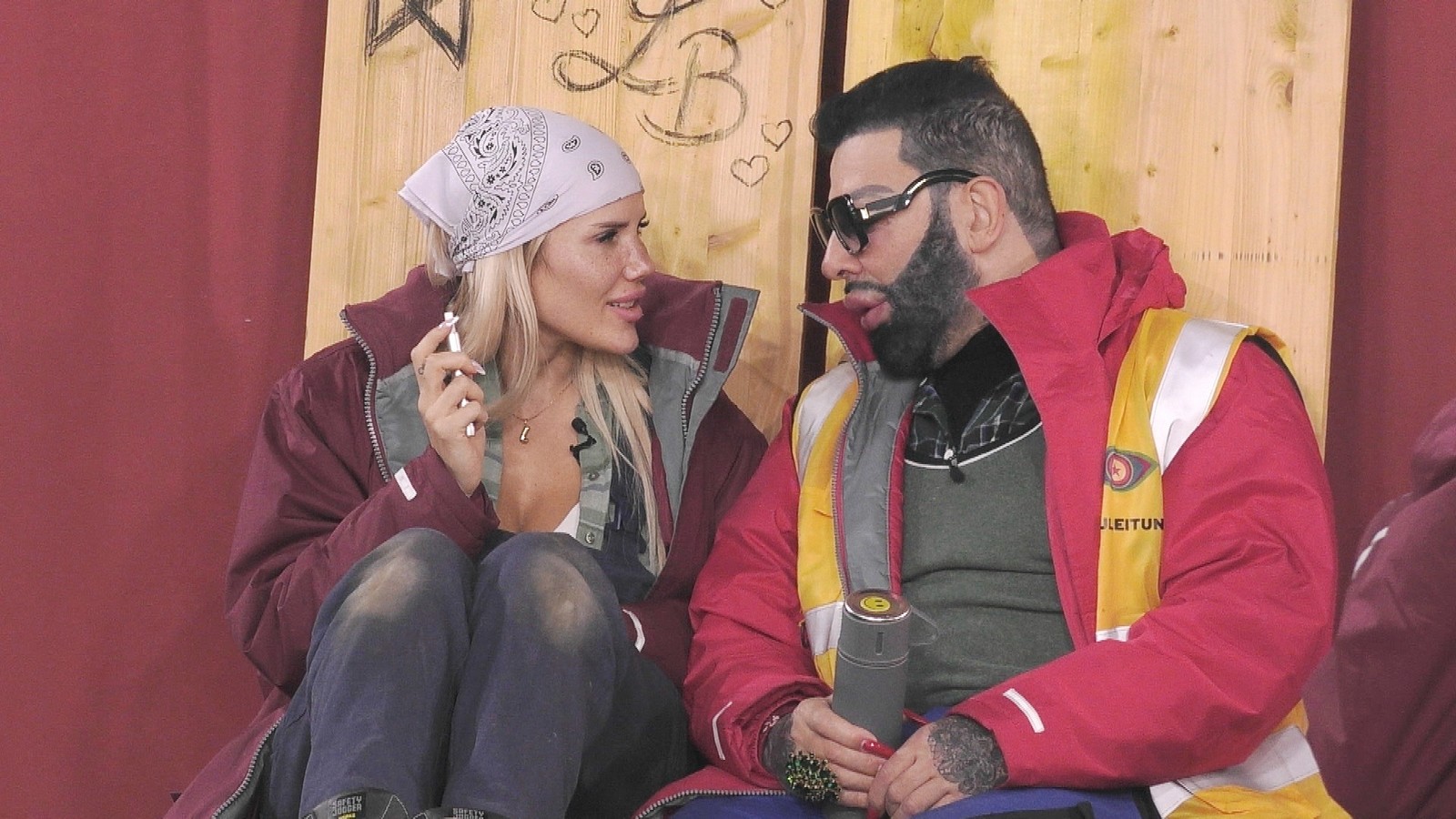 "Promi Big Brother" 2025: Harald Glööckler und Laura Blond demontieren Karina 61 Laura Blond und Harald Glööckler bei "Promi Big Brother" 2025