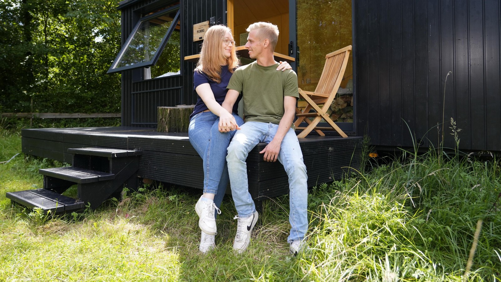 „Bauer sucht Frau” 2025: Vegetarierin Pauline brät für Christopher eine Ente 61 Christopher und Pauline bei "Bauer sucht Frau"