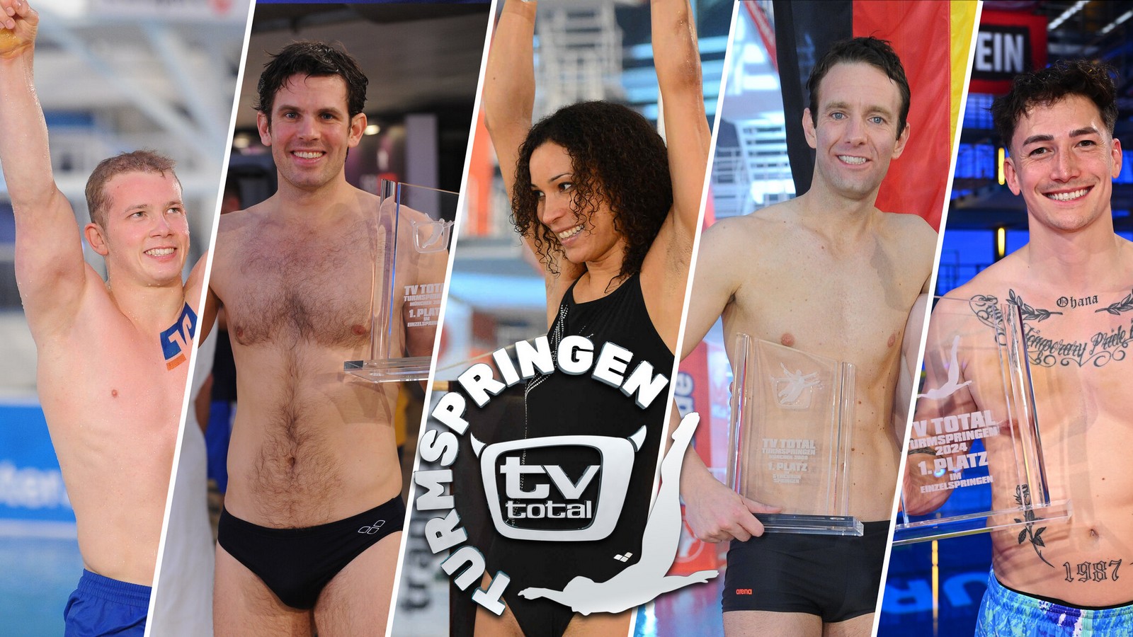 Heftige Szenen im TV: Thorsten Legat verletzt sich beim "TV total Turmspringen" 61 "TV total Turmspringen"
