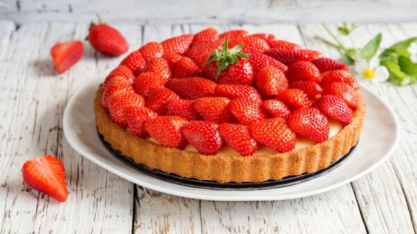 Erdbeerkuchen