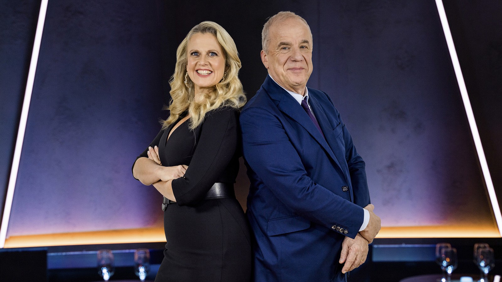 Barbara Schöneberger und Hubertus Meyer-Burckhardt