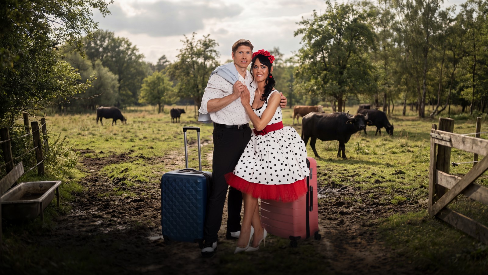 Vanessa Neigert und Giovanni Weisheit im "Sommerhaus der Stars" 2026